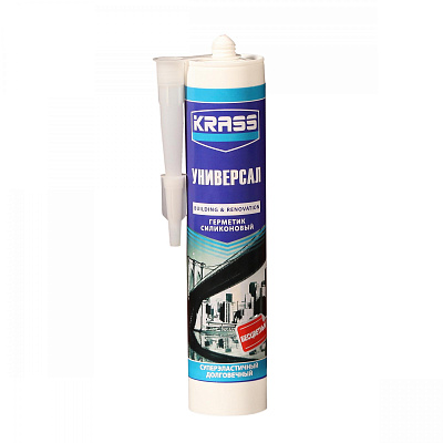 Герметик силиконовый Krass (прозрачный)