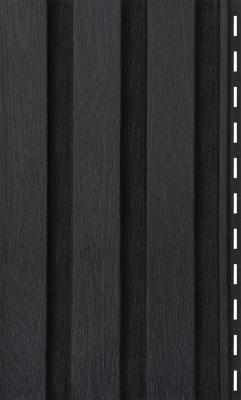 Сайдинг Timberblock Рейка фасадная Угольный 0,275х3 м
