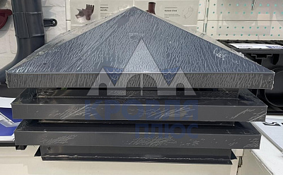 Оголовник "Каскад Элит" 39*39 ПЭ  RAL 7024
